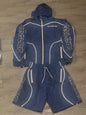 Blue Windbreaker Set