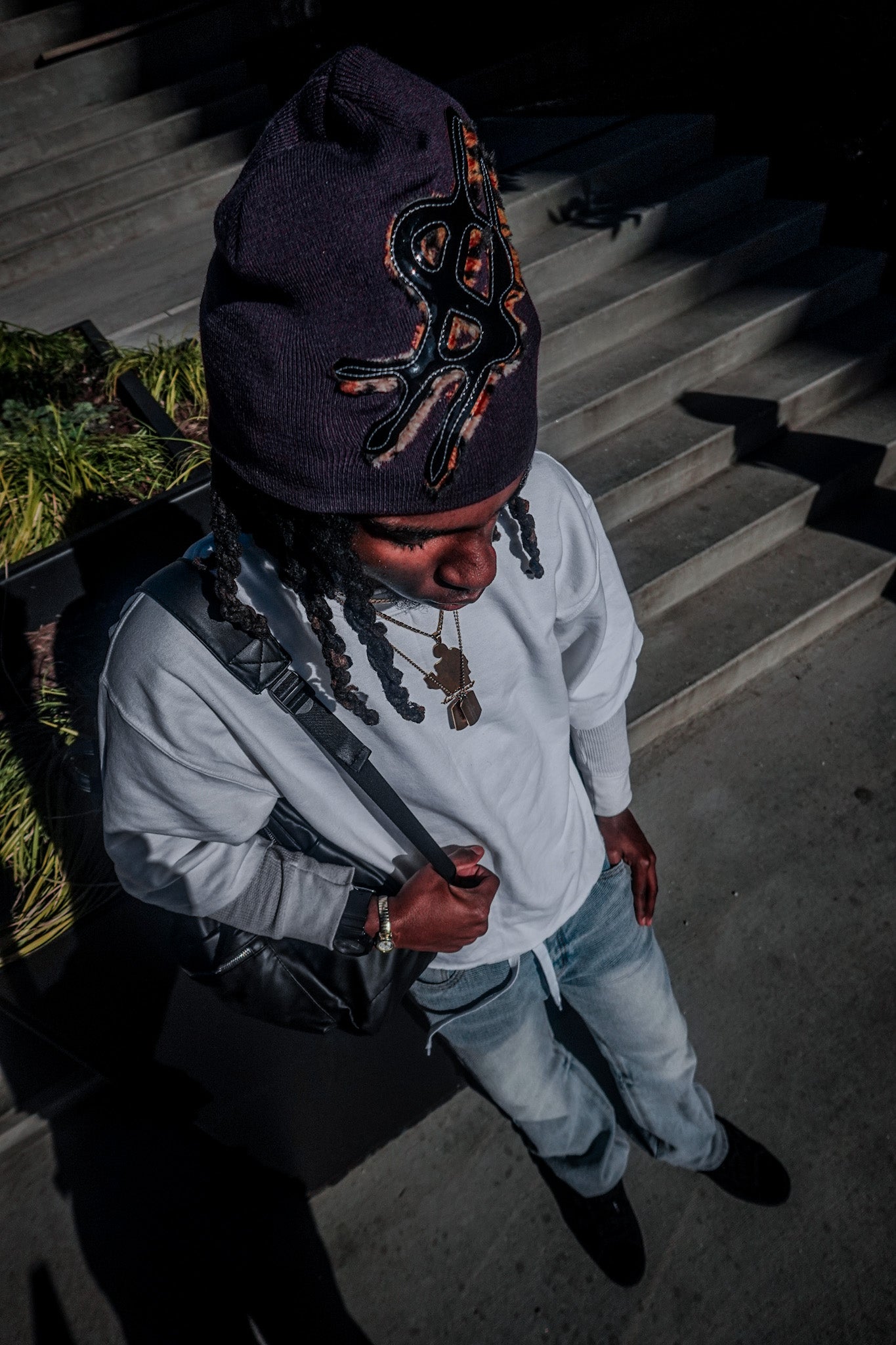 "$" Purple Beanie (Limited)