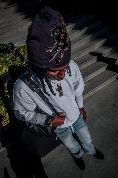 "$" Purple Beanie (Limited)