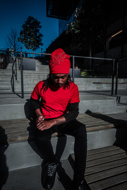 "$" Red Beanie (Core)