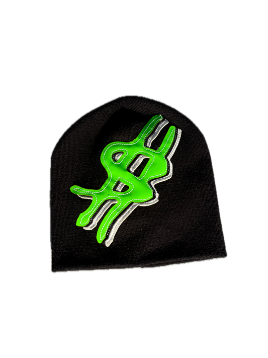 "$" Neon Green Beanie (Core)